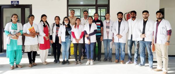 Group picture of Faculty and Postgraduate students who participate in the Entrepreneurial Training Program in Aqua Clinical Techniques for  on 12th March,2021